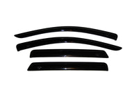 AVS 08-18 Dodge Journey Ventvisor Outside Mount Window Deflectors 4pc - Smoke - Burkken Auto Parts