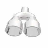 MagnaFlow Tip 1-Pk Dual Oval DW RE 3x3.75x10 - Burkken Auto Parts
