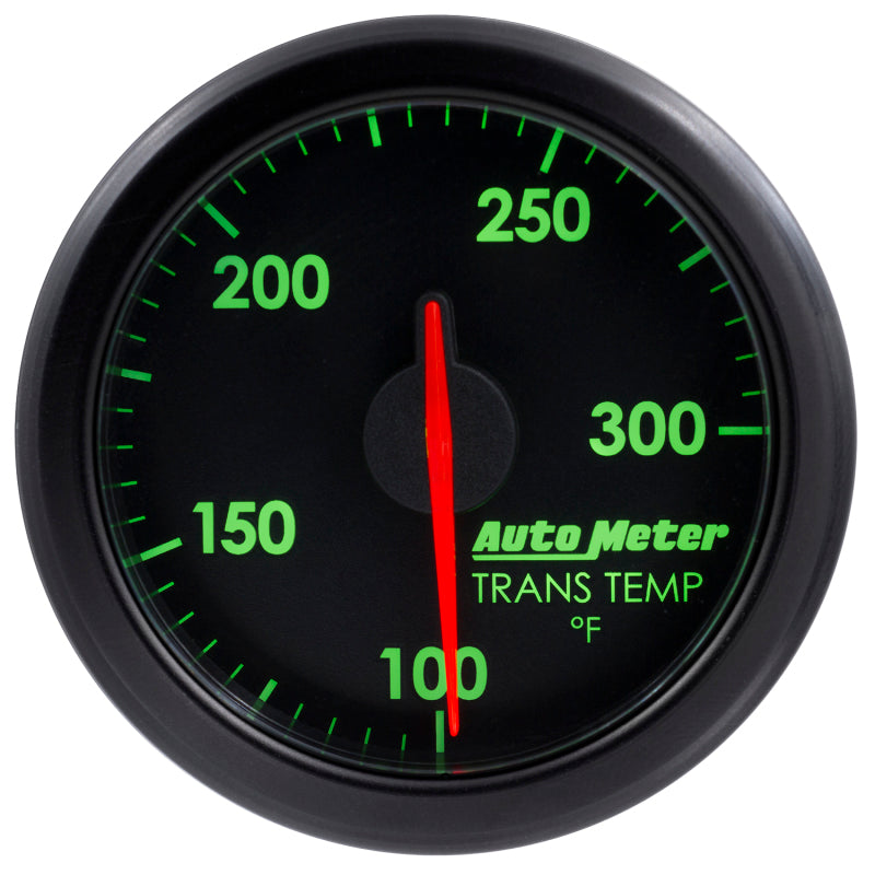 Autometer Airdrive 2-1/6in Trans Temperature Gauge 100-300 Degrees F - Black - Burkken Auto Parts