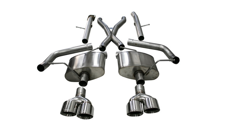 Corsa 18-21 Jeep Grand Cherokee TrackHawk 6.2L Xtreme Cat-Back Dual Rear Exit w/4.5in Polished Tips - Burkken Auto Parts