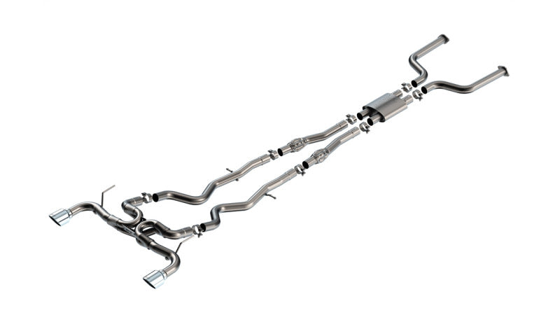 Borla 16-24 Infinity Q50 (Auto V6) ATAK Cat Back - 4.5in Chrome Tip - Burkken Auto Parts