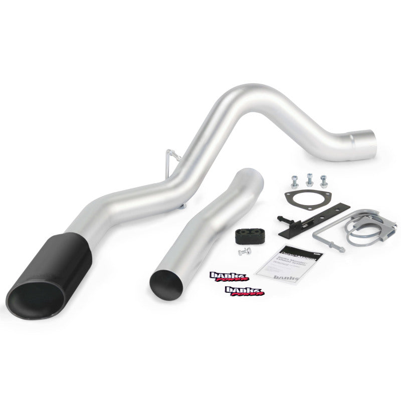 Banks Power 11-14 Chev 6.6L LML ECLB/CCSB/CCLB Monster Exhaust Sys - SS Single Exhaust w/ Black Tip - Burkken Auto Parts