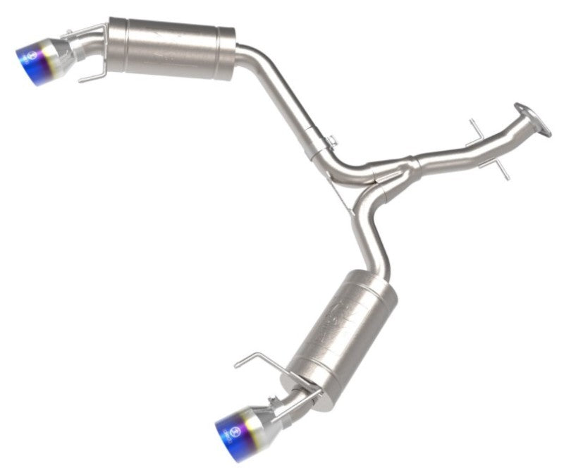 aFe POWER Takeda 06-13 Lexus IS250/IS350 SS Axle-Back Exhaust w/ Blue Flame Tips - Burkken Auto Parts