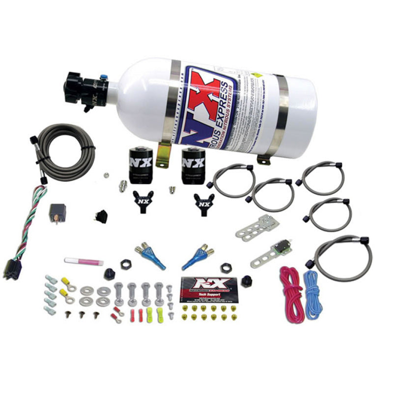 Nitrous Express BMW EFI All Dual Nozzle Nitrous Kit (50-300 HP) w/10lb Bottle - Burkken Auto Parts