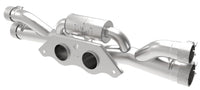 aFe Power MACHForce XP 304 Stainless Secondary Muffler Delete Pipe 14-19 Porsche 911 GT3 3.8L/4.0L - Burkken Auto Parts