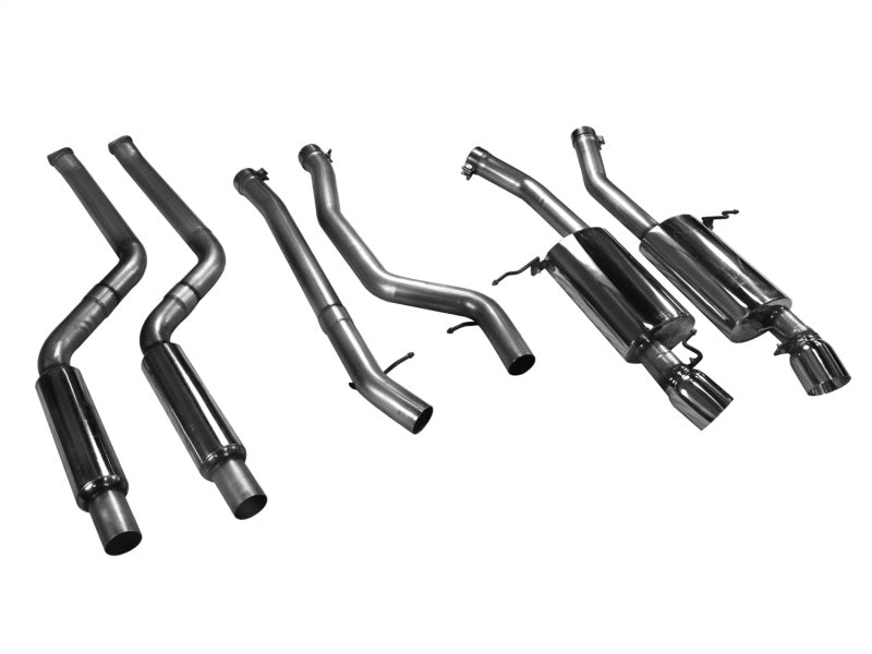 aFe MACHForce XP 11-12 BMW 335i L6-3.0L N55 E90/92 304SS 2.75in. Cat-Back Exhaust System - Burkken Auto Parts