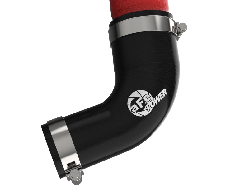aFe 2022 Toyota Land Cruiser (J300) V6-3.5L (tt) BladeRunner 2.5in Aluminum Hot Charge Pipe - Red - Burkken Auto Parts