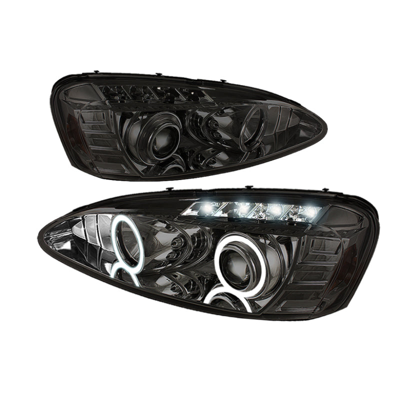 Spyder Pontiac Grand Prix 04-08 Projector Headlights LED Halo LED Smke PRO-YD-PGP04-HL-SMC - Burkken Auto Parts