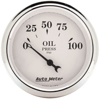 Autometer Old Tyme White 5 Piece Kit (MPH/FUEL/OILP/WTMP/BAT) 59-60 Chevy Car Direct-Fit Dash Kit - Burkken Auto Parts