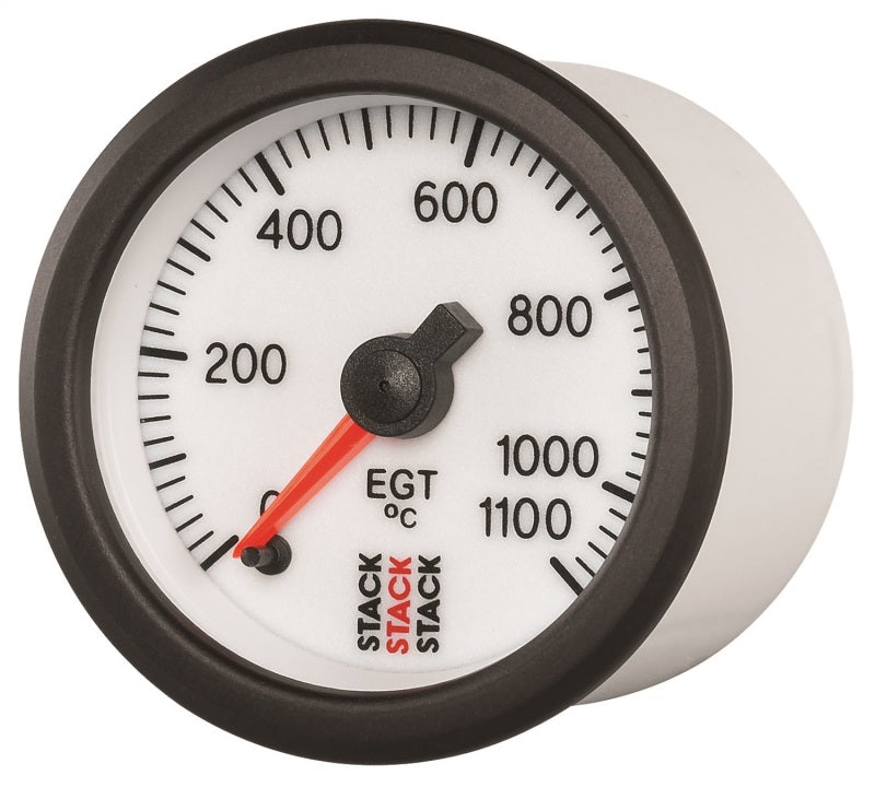 Autometer Stack 52mm 0-1100 Deg C Pro Stepper Motor Exhaust Gas Temp Gauge - White - Burkken Auto Parts