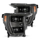 AlphaRex 21-22 Ford F150 PRO-Series Projector headlights Alpha-Black w/Activ Light/Seq Signal - Burkken Auto Parts