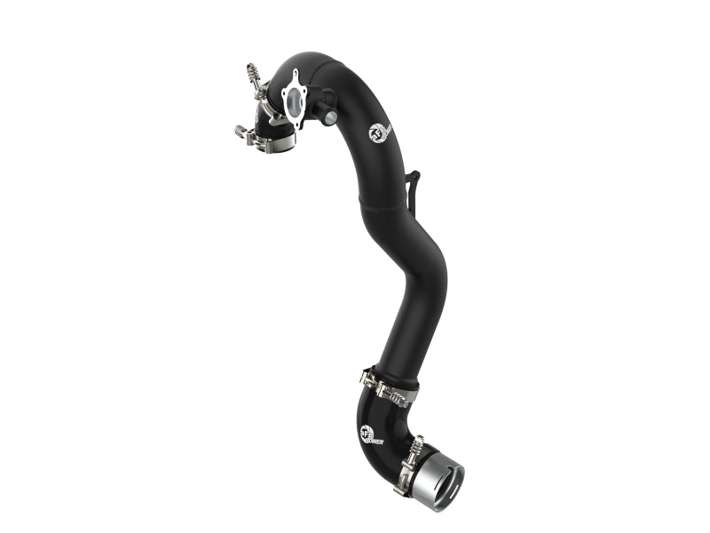 aFe Power 21-22 Ford Bronco L4-2.3L (t) BladeRunner 3 IN Aluminum Hot Charge Pipe Black - Burkken Auto Parts