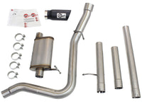aFe MACHForce XP Exhaust 3in-3.5in SS Single Side Ext CB w/ Black Tip 99-04 Ford F150 V8 5.4L/6.8L - Burkken Auto Parts
