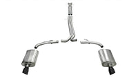 Corsa 2010-2019 Ford Taurus SHO 3.5L V6 Turbo Sport Cat-Back Exhaust w/ Dual 4in Black Tips - Burkken Auto Parts