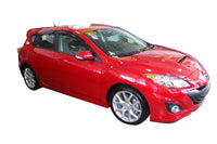 AVS 10-13 Mazda 3 (5 Door Sport) Ventvisor Outside Mount Window Deflectors 4pc - Smoke - Burkken Auto Parts