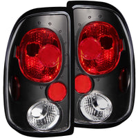 ANZO 1997-2004 Dodge Dakota Taillights Black - Burkken Auto Parts