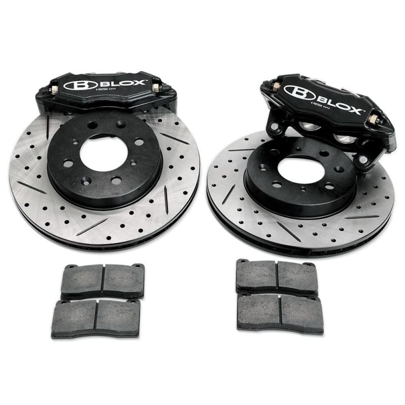 BLOX Racing 92-95 Honda Civic Tuner Series Front Brake Upgrade Kit - Burkken Auto Parts