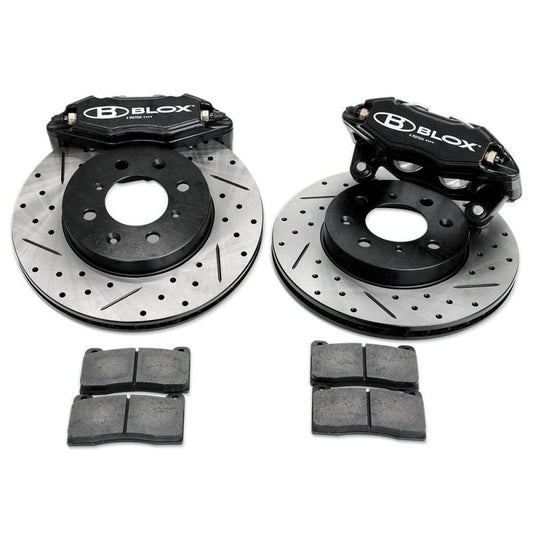BLOX Racing 92-95 Honda Civic Tuner Series Front Brake Upgrade Kit - Burkken Auto Parts