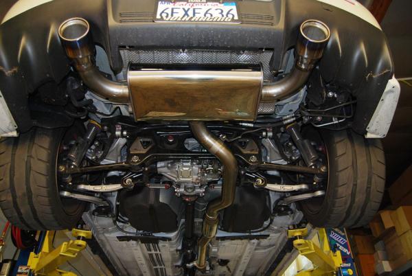 Invidia 09+ EVO 10 Q300 Titanium Tip Cat-back Exhaust - Burkken Auto Parts