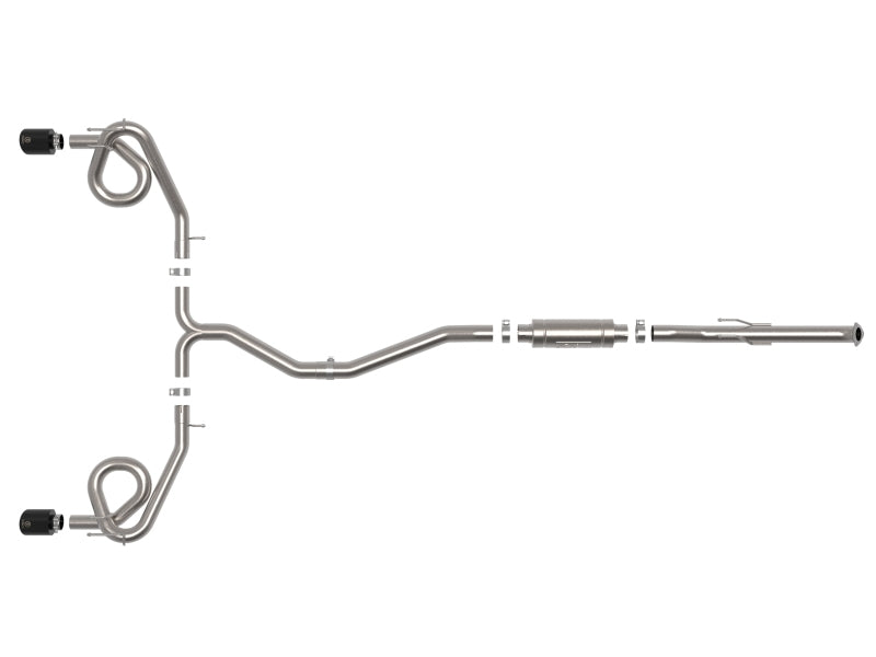 aFe 22-23 Honda Civic Si L4 1.5L (t) Takeda 2.5in to 3in 304 SS Cat-Back Exhaust w/ Black Tips - Burkken Auto Parts