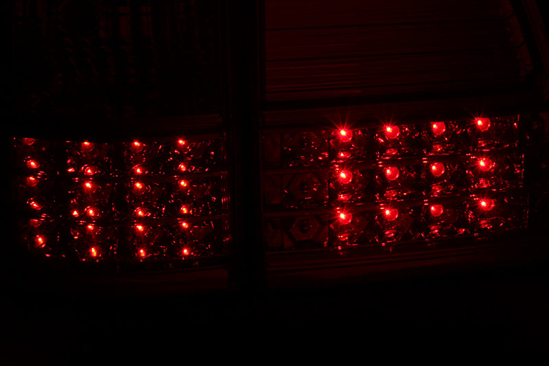 ANZO 1998-2005 Toyota Land Cruiser Fj LED Taillights Red/Clear G2 - Burkken Auto Parts