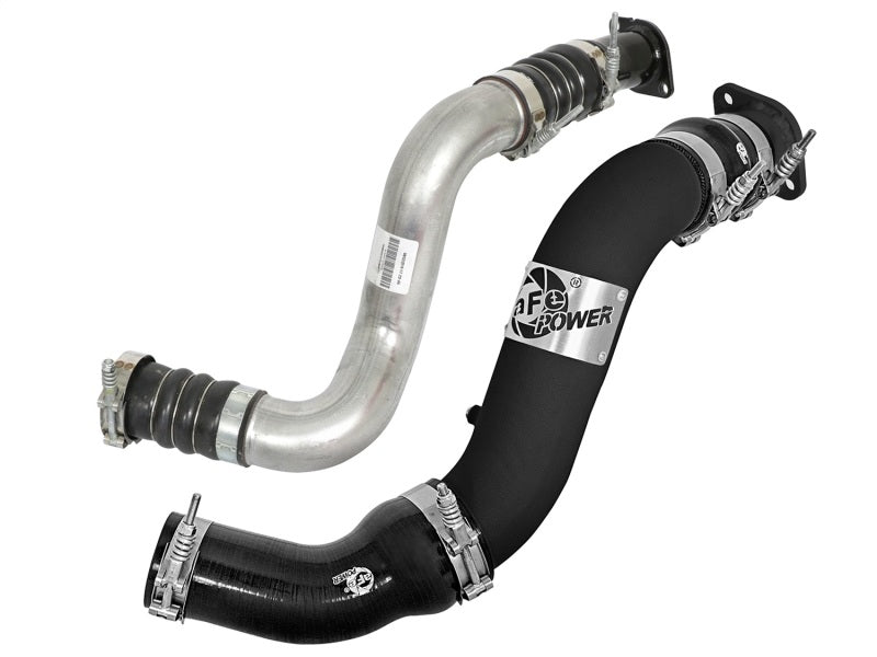 aFe Bladerunner 3in Intercooler Hot and Cold Side Tubes 16-17 Nissan Titan XD V8 5.0L (td) - Burkken Auto Parts