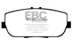 EBC 06-15 Mazda Miata MX5 2.0 Redstuff Rear Brake Pads - Burkken Auto Parts