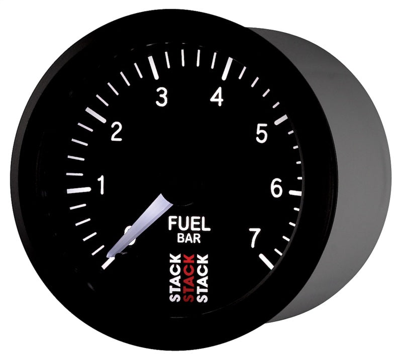 Autometer Stack 52mm 0-7 Bar M10 Male Pro Stepper Motor Fuel Pressure Gauge - Black - Burkken Auto Parts