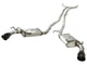 aFe MACHForce XP Exhaust 2.5in Stainless Steel CB/10-13 Chevy Camaro V6-3.6L (td) (gloss blk tip) - Burkken Auto Parts