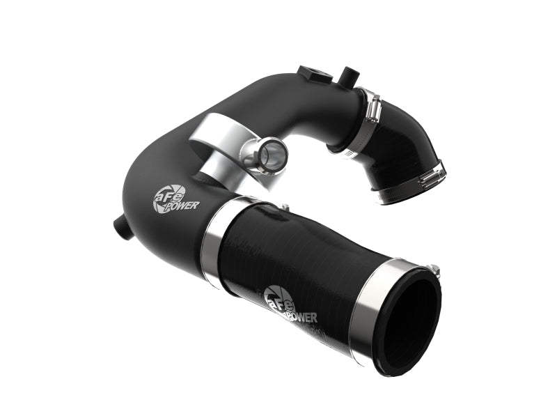 aFe BladeRunner 2 1/2in Intercooler Hot Side Charge Pipe 18-21 Jeep Wrangler JL L4-2.0L (t) - Black - Burkken Auto Parts