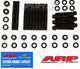 ARP Little M Iron Main Caps 4 Bolt Splayed Main Stud Kit - Black - Burkken Auto Parts