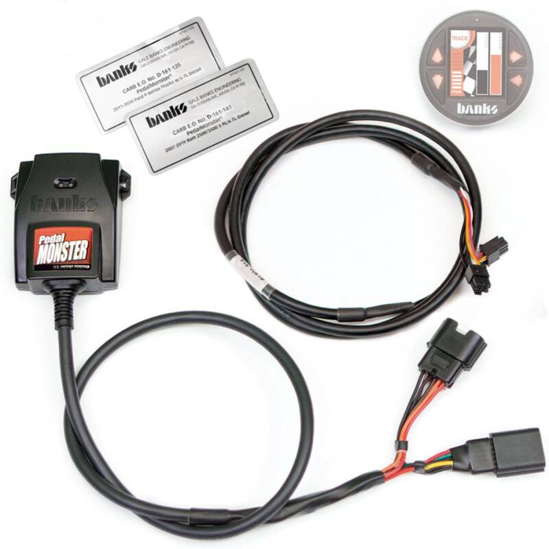 Banks Power Pedal Monster Throttle Sensitivity Booster for Use w/ Exst. iDash - 07-19 Ram 2500/3500 - Burkken Auto Parts