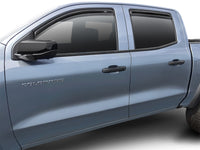 AVS 2023 Chevrolet Colorado Ventvisor Low Profile Deflectors 4pc - Smoke - Burkken Auto Parts