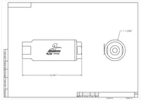 Aeromotive SS Series In-Line Fuel Filter - 3/8in NPT - 40 Micron Fabric Element - Burkken Auto Parts