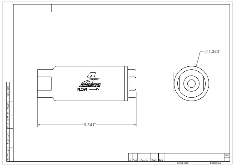 Aeromotive Replacement 40 Micron Fabric Element (for 12303 Filter Assembly) - Burkken Auto Parts