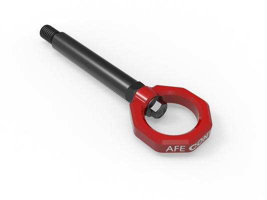 aFe 23-25 BMW M2 (G87) CONTROL Front / Rear Tow Hook - Red - Burkken Auto Parts
