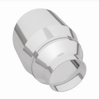 MagnaFlow Tip Stainless Double Wall Round Single Outlet Polished 4.5in DIA 2.5in Inlet 5.75in Length - Burkken Auto Parts