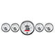 Autometer Prestige Series Pearl 5 Piece Gauge Kit - Burkken Auto Parts