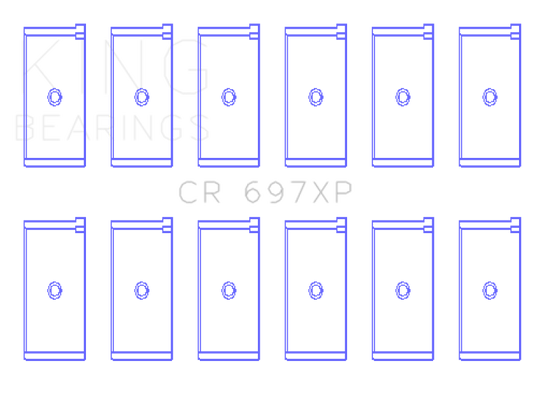 King Engine Bearings Jaguar 4.2L (Size STD) Rod Bearing Set