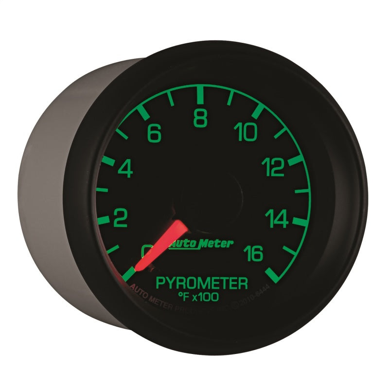 Autometer Factory Match Ford 52.4mm Full Sweep Electronic 0-1600 Deg F EGT/Pyrometer Gauge - Burkken Auto Parts