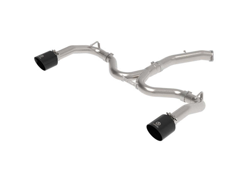 aFe 20-21 Kia Forte GT 1.6L 3in-2.5in 304 Stainless Steel Axle-Back Exhaust w/ Black Tips - Burkken Auto Parts