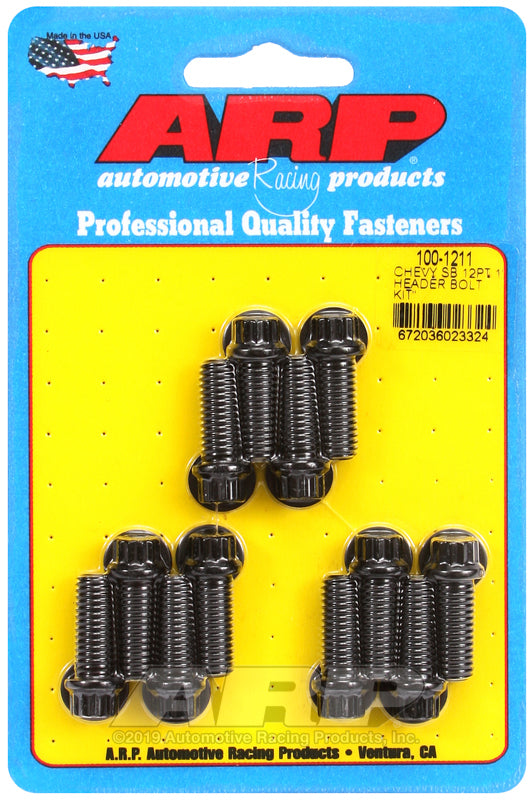 ARP SB Chevy 12pt Header Bolt Kit - Burkken Auto Parts