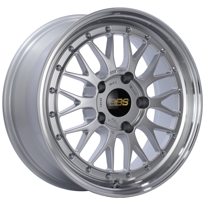 BBS LM 17x7.5 5x130 ET28 CB71.6 Diamond Silver Center Diamond Cut Lip Wheel - Burkken Auto Parts