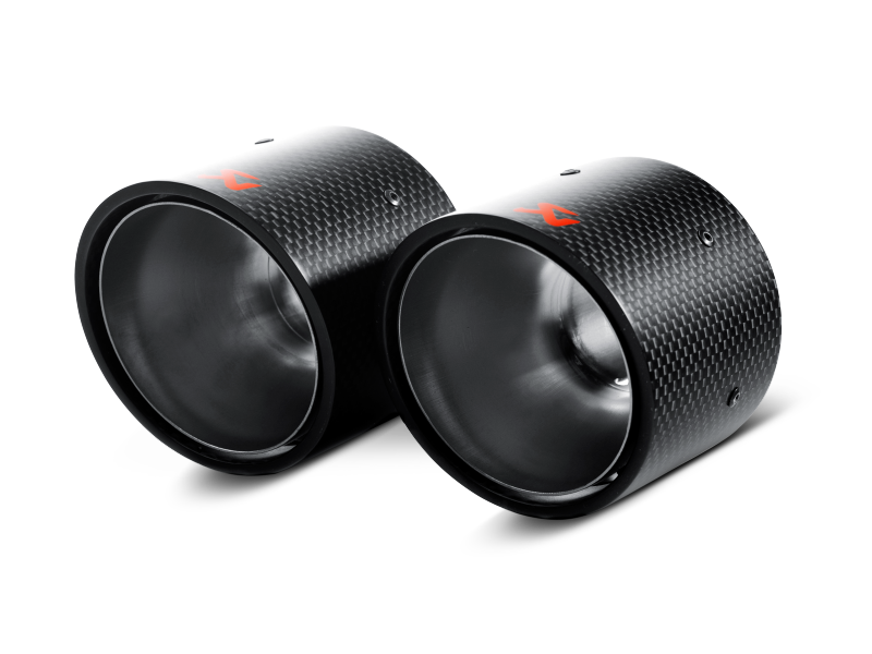 Akrapovic 07-14 MINI Cooper S (R56) / Cooper S Cabrio (R57) Tail Pipe Set (Carbon) - Burkken Auto Parts