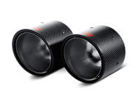 Akrapovic 07-14 MINI Cooper S (R56) / Cooper S Cabrio (R57) Tail Pipe Set (Carbon) - Burkken Auto Parts