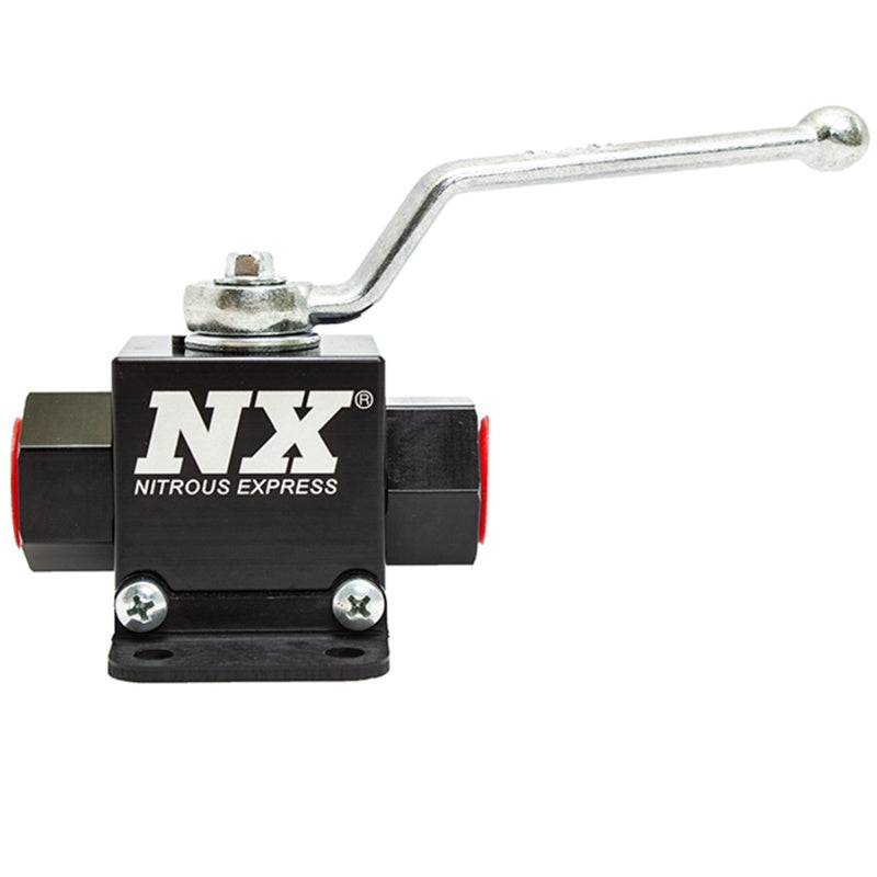 Nitrous Express Lightweight Billet In-Line Valve 1.5in I.D (Without Fittings) - Burkken Auto Parts