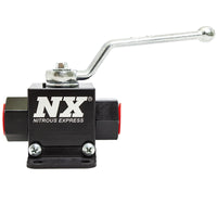 Nitrous Express Lightweight Billet In-Line Valve 1.5in I.D (Without Fittings) - Burkken Auto Parts