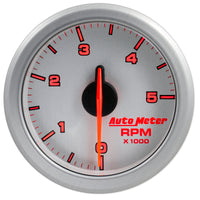Autometer Airdrive 2-1/6in Tachometer Gauge 0-5K RPM - Silver - Burkken Auto Parts
