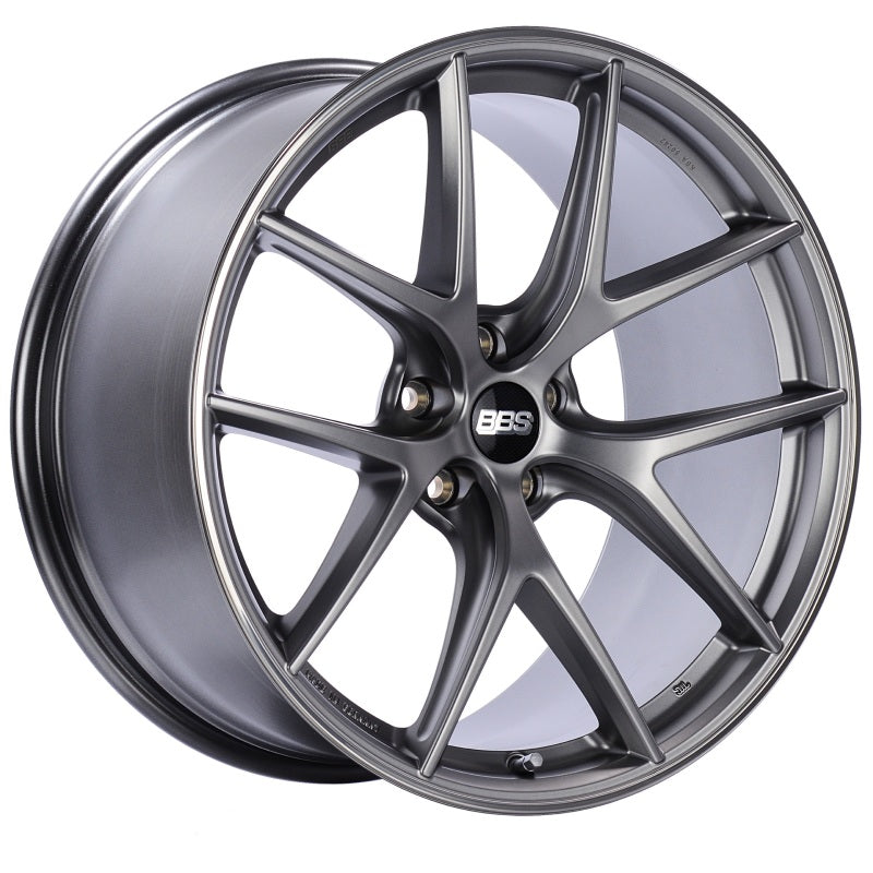 BBS CI-R 19x9 5x120 ET44 Platinum Satin Rim Protector Wheel -82mm PFS/Clip Required - Burkken Auto Parts