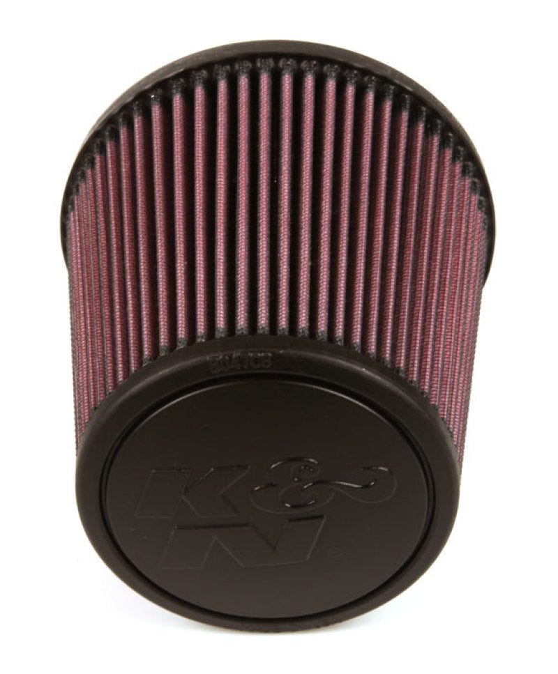 K&N Universal Rubber Filter - Round Tapered 6in Base OD x 3in Flange ID x 6in H - Burkken Auto Parts